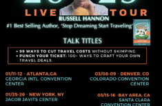 TRAVEL MORE SPEND LESS Tour – See Russell Hannon LIVE